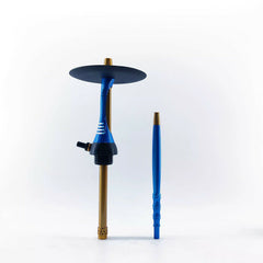 Shisha Pipe - Alpha S Mini Shisha Hookah Set with 150cm Silicon Hose, Clips and Ceramic Bowl