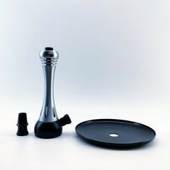 Shisha Pipe - Alpha XS Shisha Hookah Set with 150cm Silicon Hose, Clips and Ceramic Bowl
