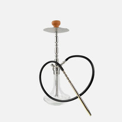 German Deluxe Stainless Steel Glass Shisha/Hookah