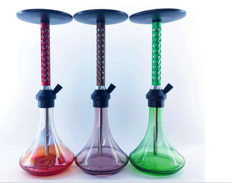 German Stemulator Shisha Hookah Set Cafe Style with 150cm Silicon Hose