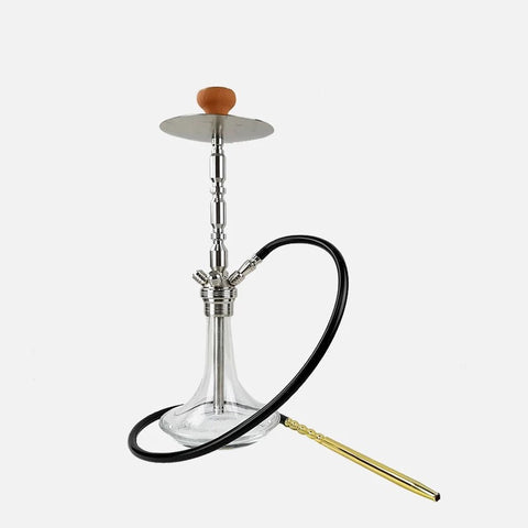 German Deluxe Stainless Steel Glass Shisha/Hookah