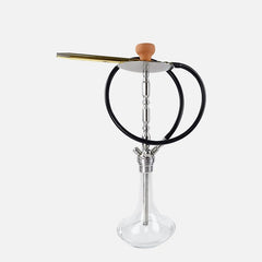 German Deluxe Stainless Steel Glass Shisha/Hookah