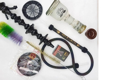 Genuine Khalil Mamoon Black Shareef 33” Shisha