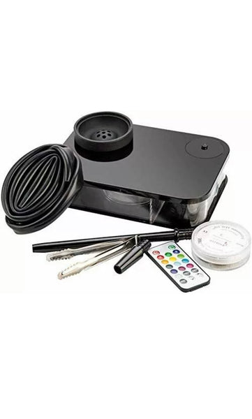 Portable Acrylic Shisha Box Hookah Pipe Plastic LED In-Car Plastic Shisha Box